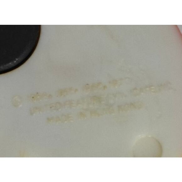 Vintage Peanuts Snoopy and Woodstock Refrigerator Magnet Rainbow - Picture 2 of 5